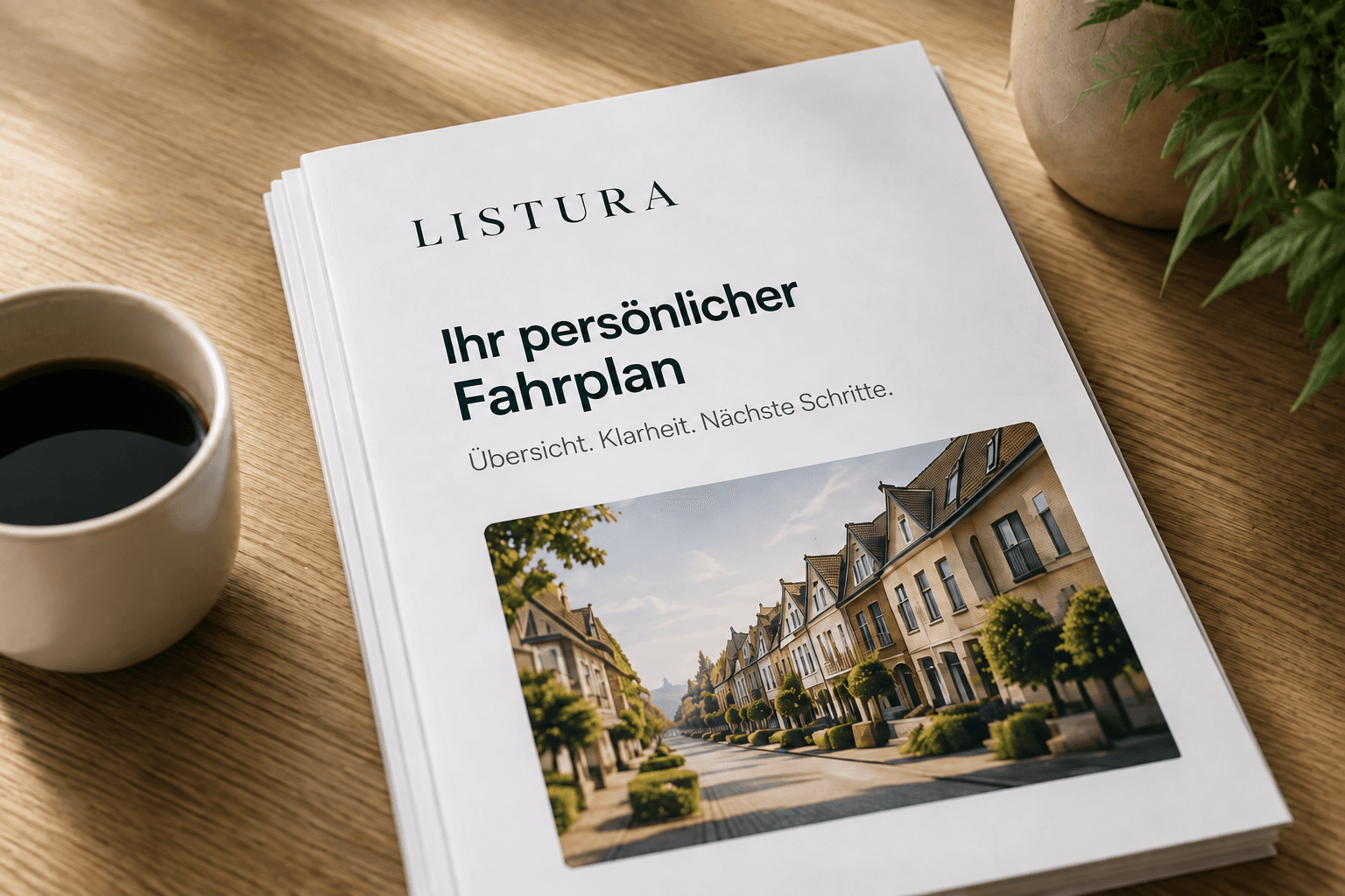 Gedruckter persönlicher Listura Fahrplan